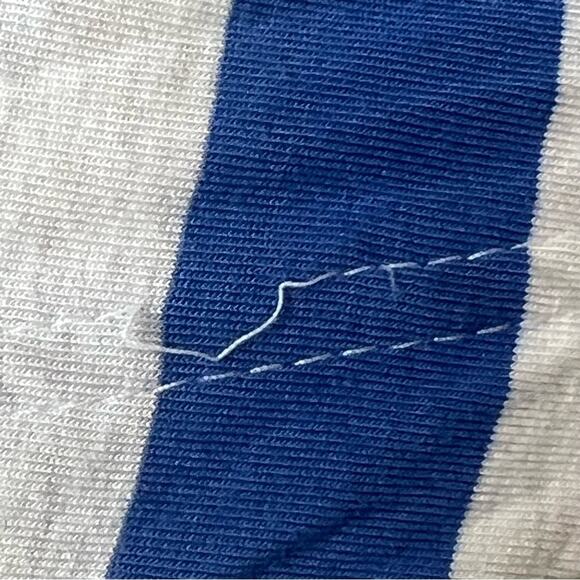 Matilda Jane Women’s The Road Ahead Blue and White Striped Maxi Dress Medium - Picture 12 of 13